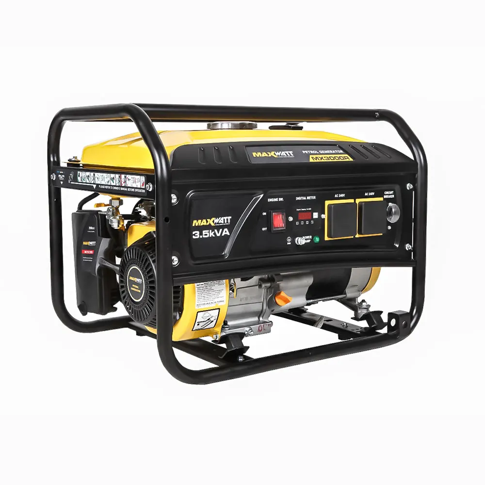 MAXWATT 3.5kVA Open Frame Recoil Start Generator MX3000R