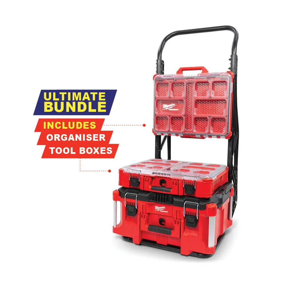 MILWAUKEE PACKOUT 4 Piece Trolley Storage System 48228425 48228430 48228431 48228415