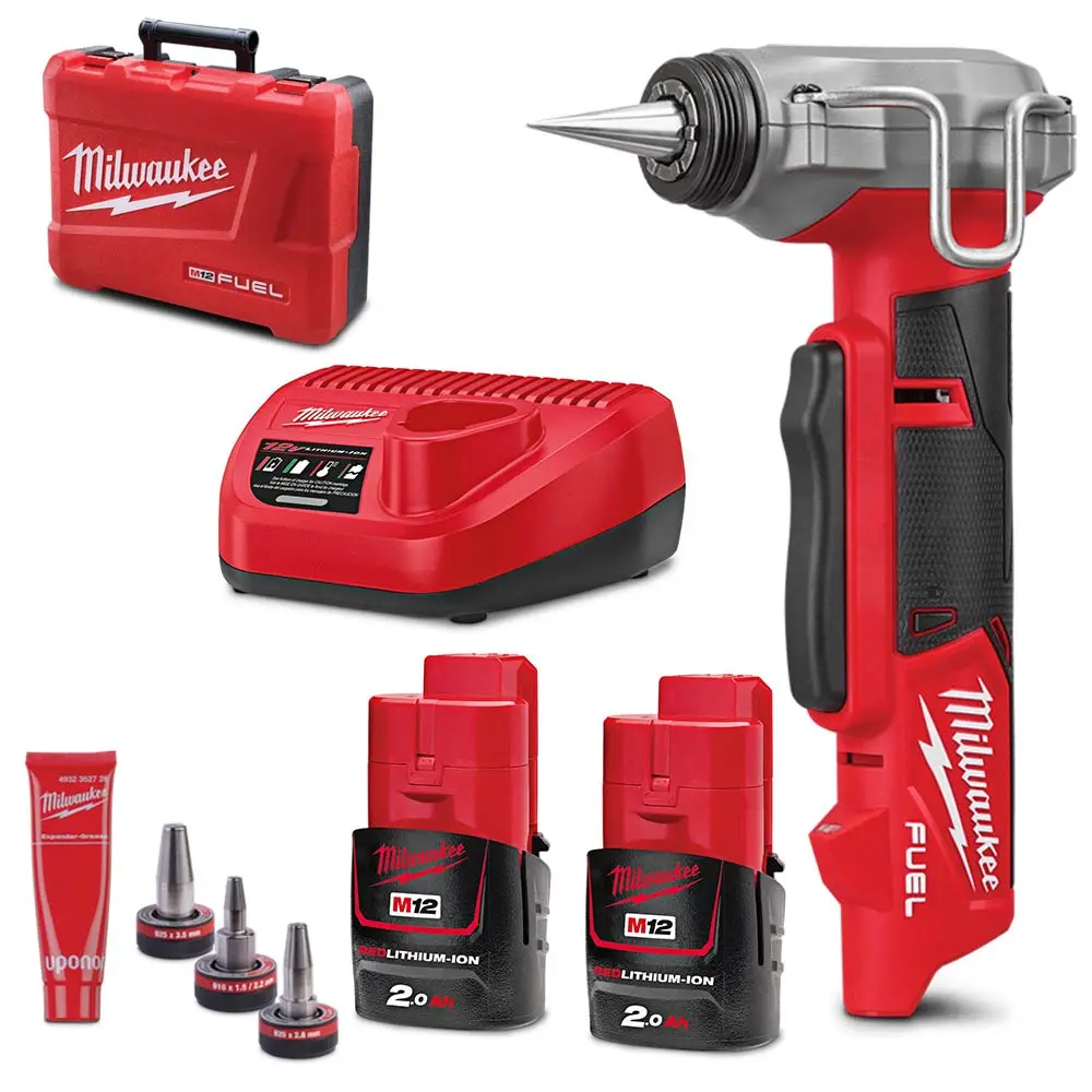 MILWAUKEE 12V FUEL UPONOR 2 x 2.0Ah Q&E Expansion Tool Kit M12FPXPI10202C