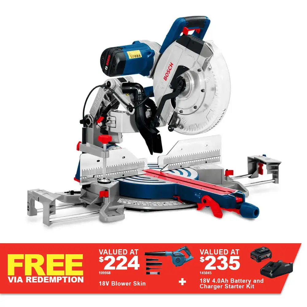 BOSCH 2000W 305mm Gliding Compound Mitre Saw GCM12GDL