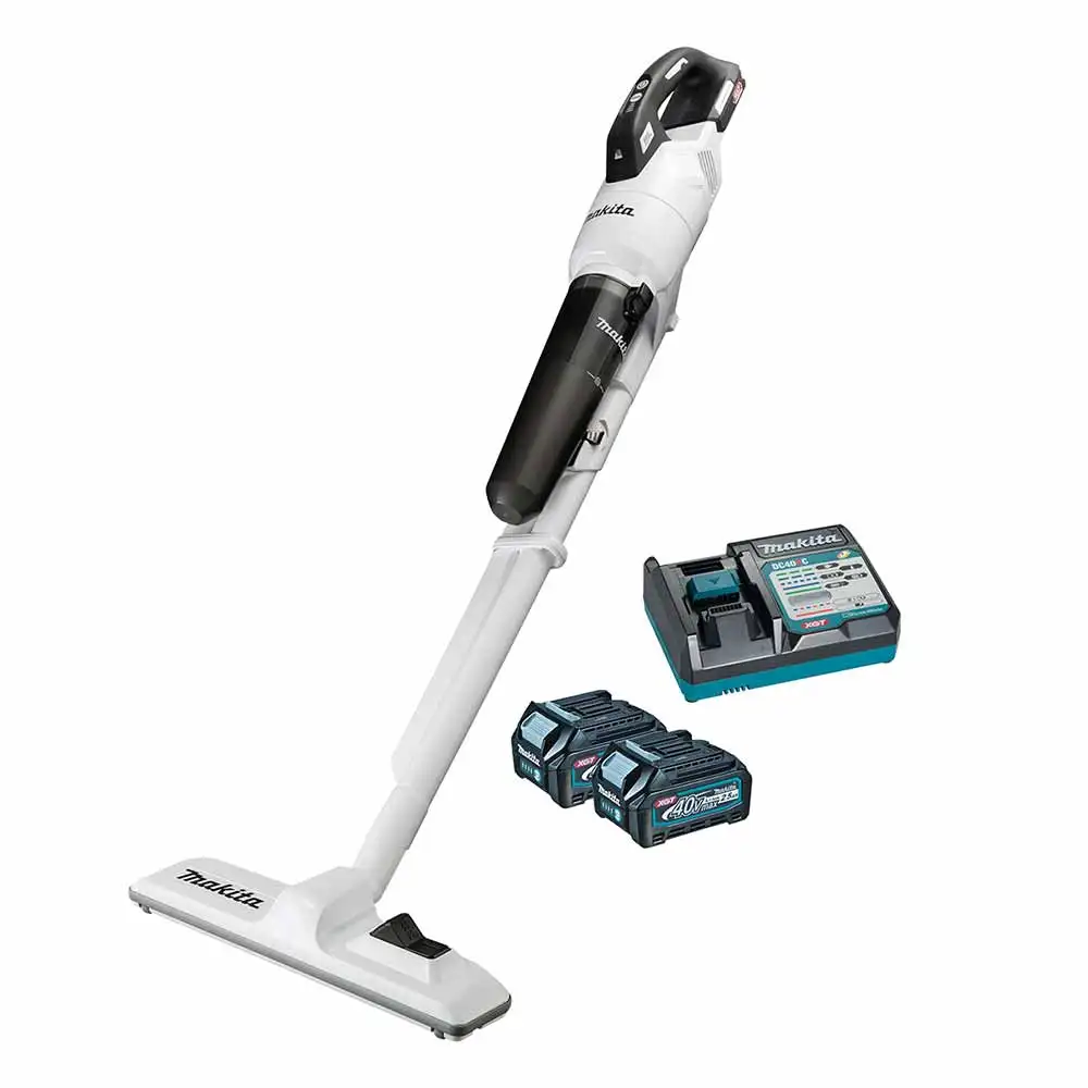 MAKITA 40V Max Brushless 2 x 2.5Ah Stick Vacuum Kit CL003GD205