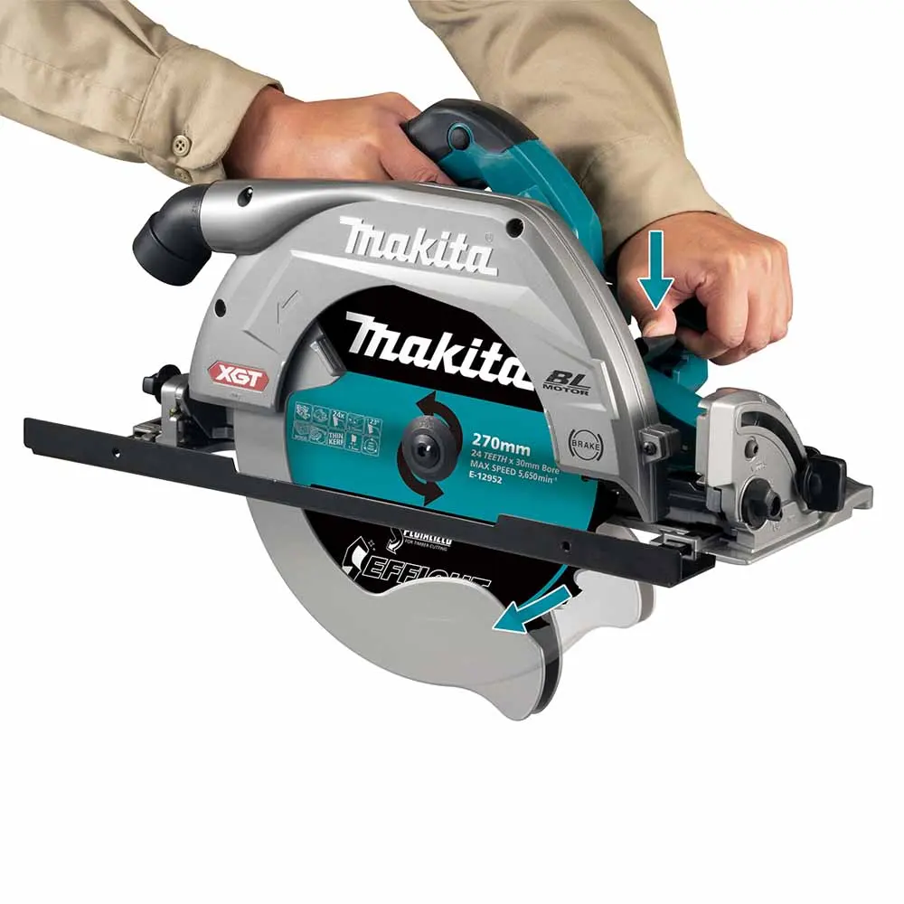 MAKITA 40V Max XGT Brushless 270mm Circular Saw Skin HS011GZ