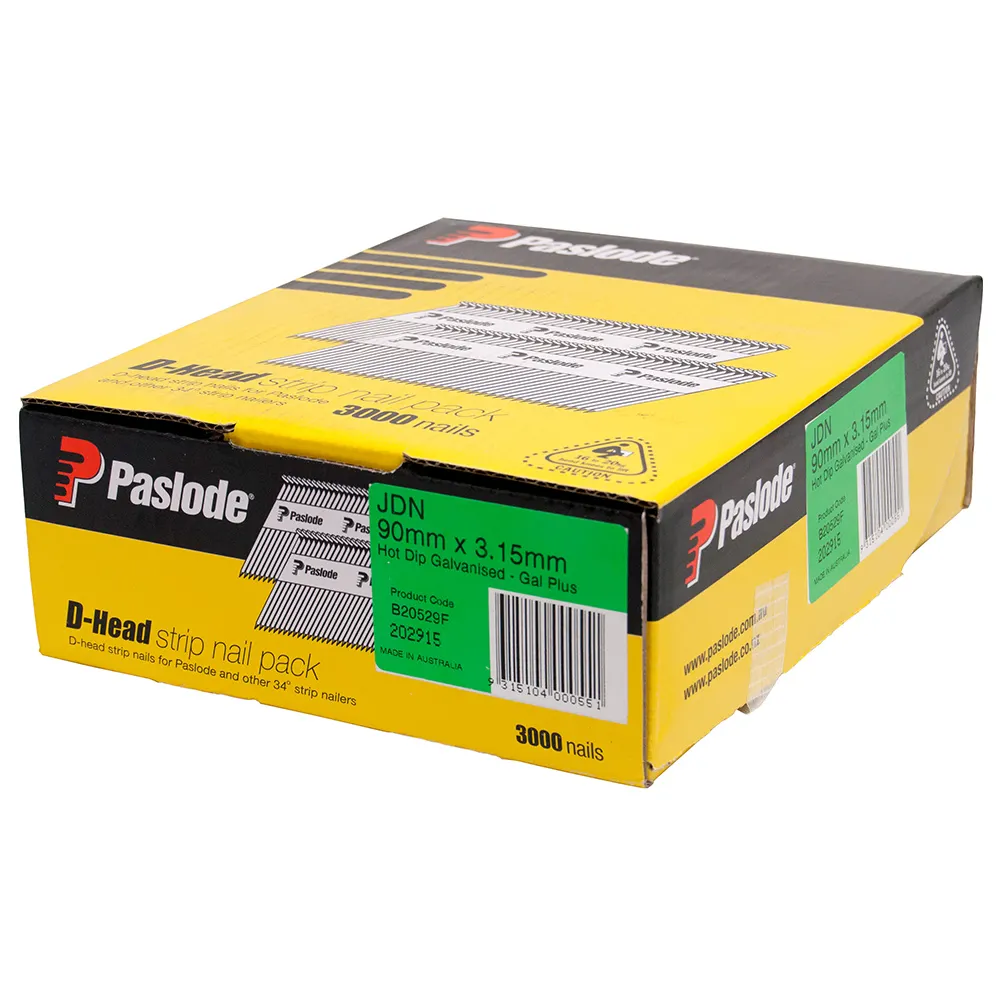 PASLODE 90mm Framing Nails 3000 Pack B20529F