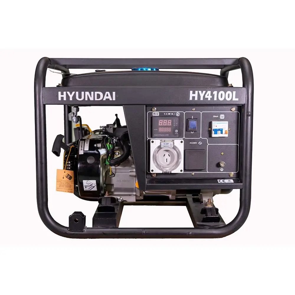 GENELITE 4kVA HYUNDAI Petrol Generator - Recoil HY4100L