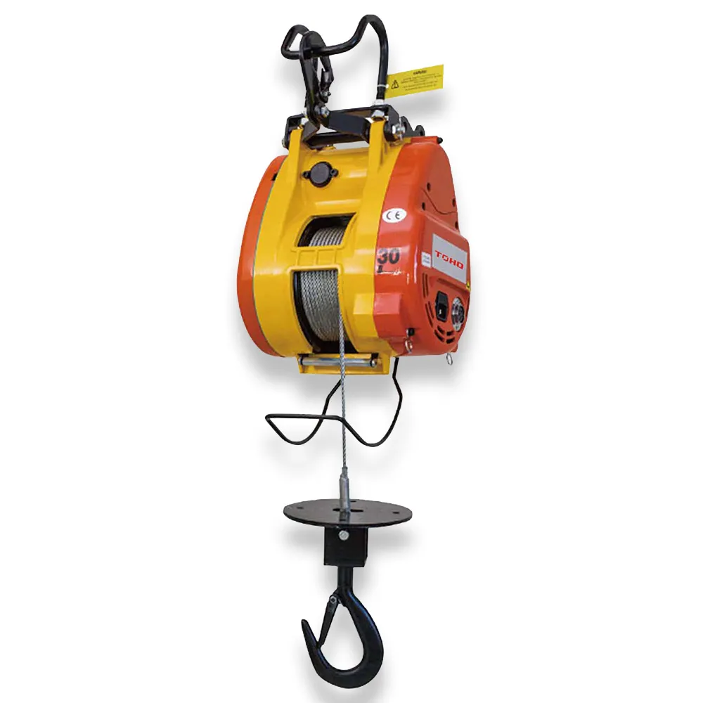 TOHO 500kg Compact Wire Rope (Builders) Hoists TBH500