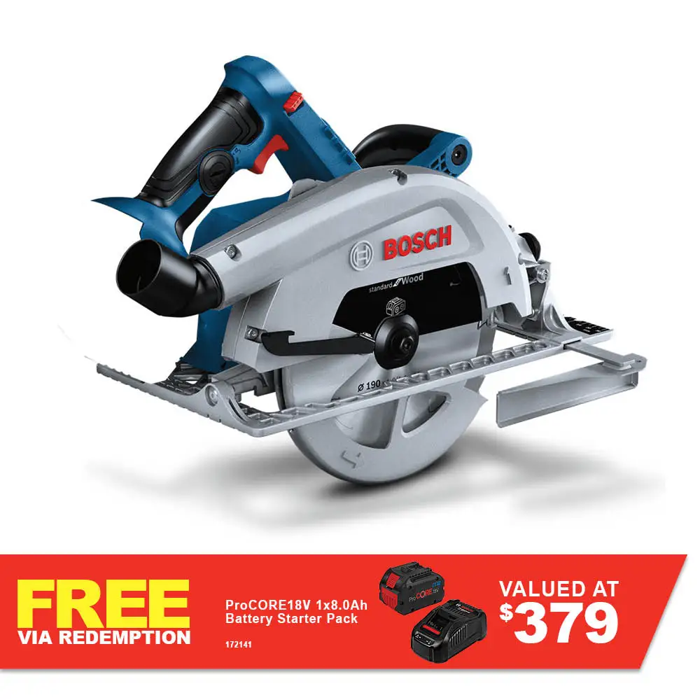 BOSCH 18V BITURBO Brushless 184mm Circular Saw Skin - GKS 18V-68 C 06016B5040
