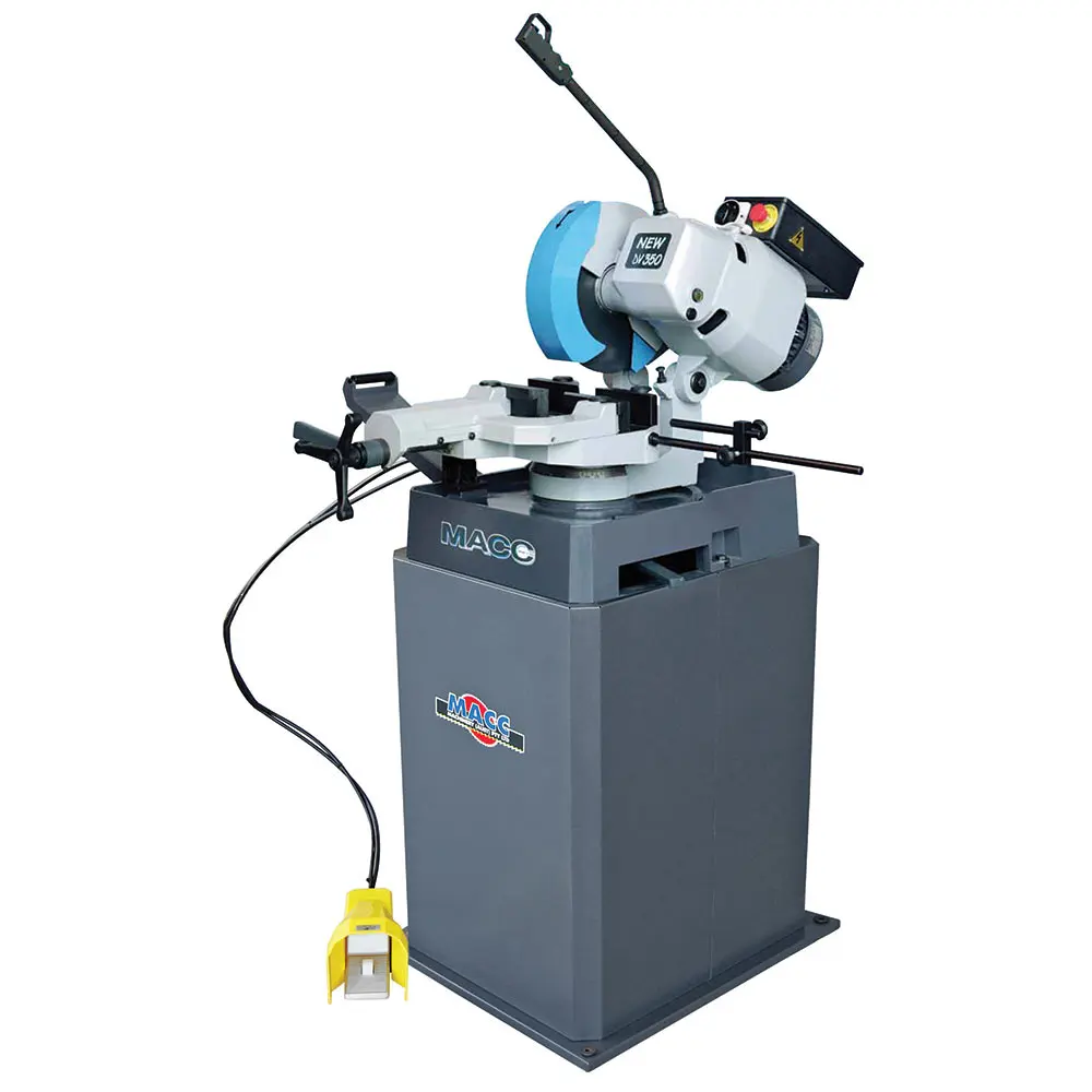 MACC 350mm Double Vice Coldsaw 3 Phase with Foot Control MC-NEW350EDPV-3