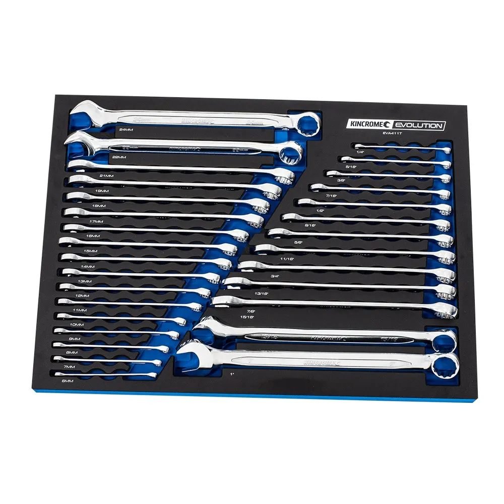 KINCROME Evolution Tool Workshop 367 Piece 18 Drawer w. Trolley K1229