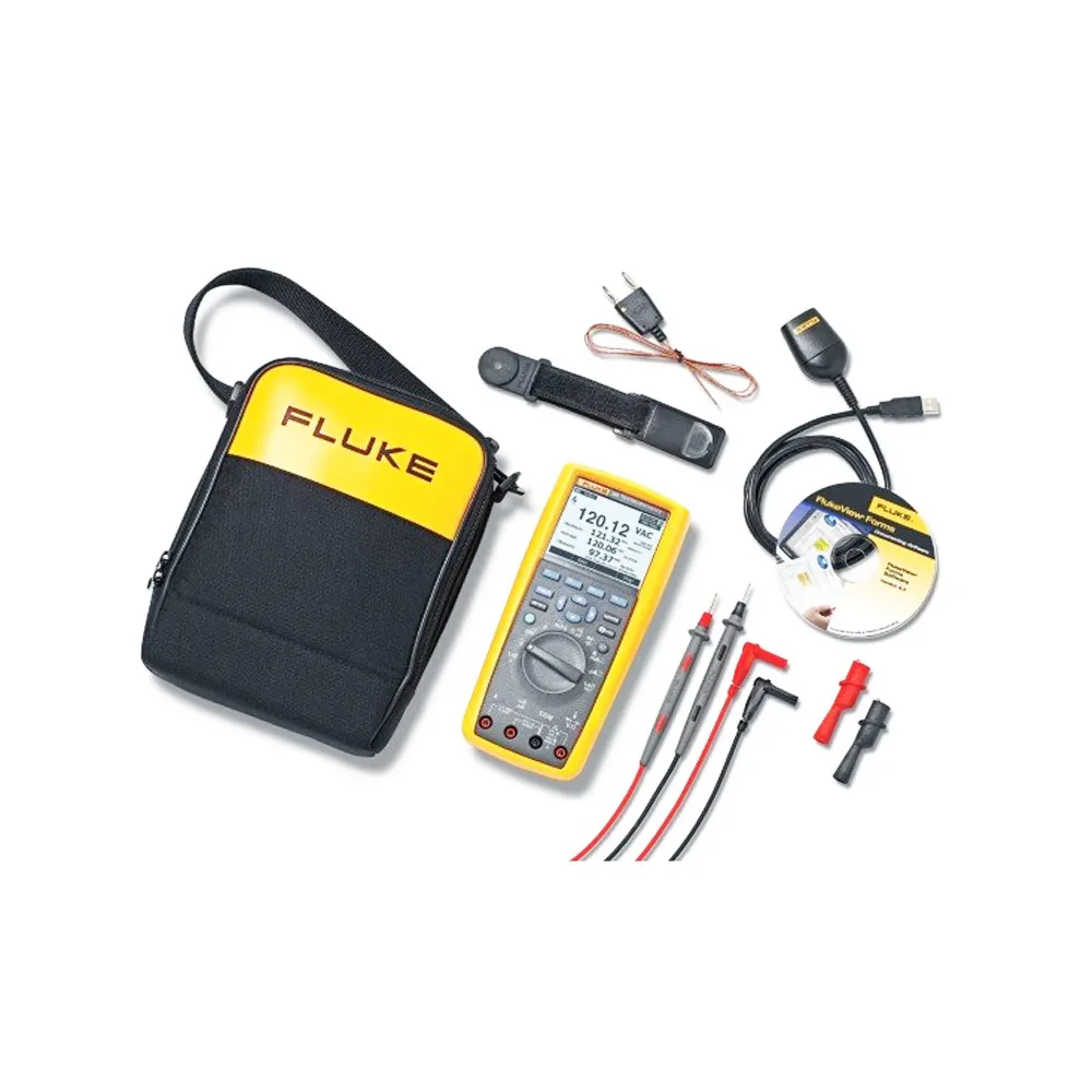FLUKE 1000V True-RMS Industrial Logging Multimeter Combo Kit FLU289/FVF