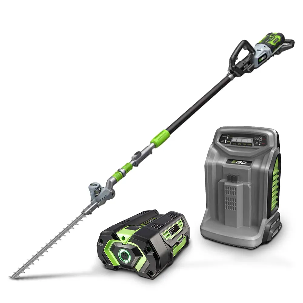 EGO POWER+ 56V 1 x 5.0Ah Commercial Telescopic Power Pole Plus Hedge Trimmer Attachment Kit PPTX5105