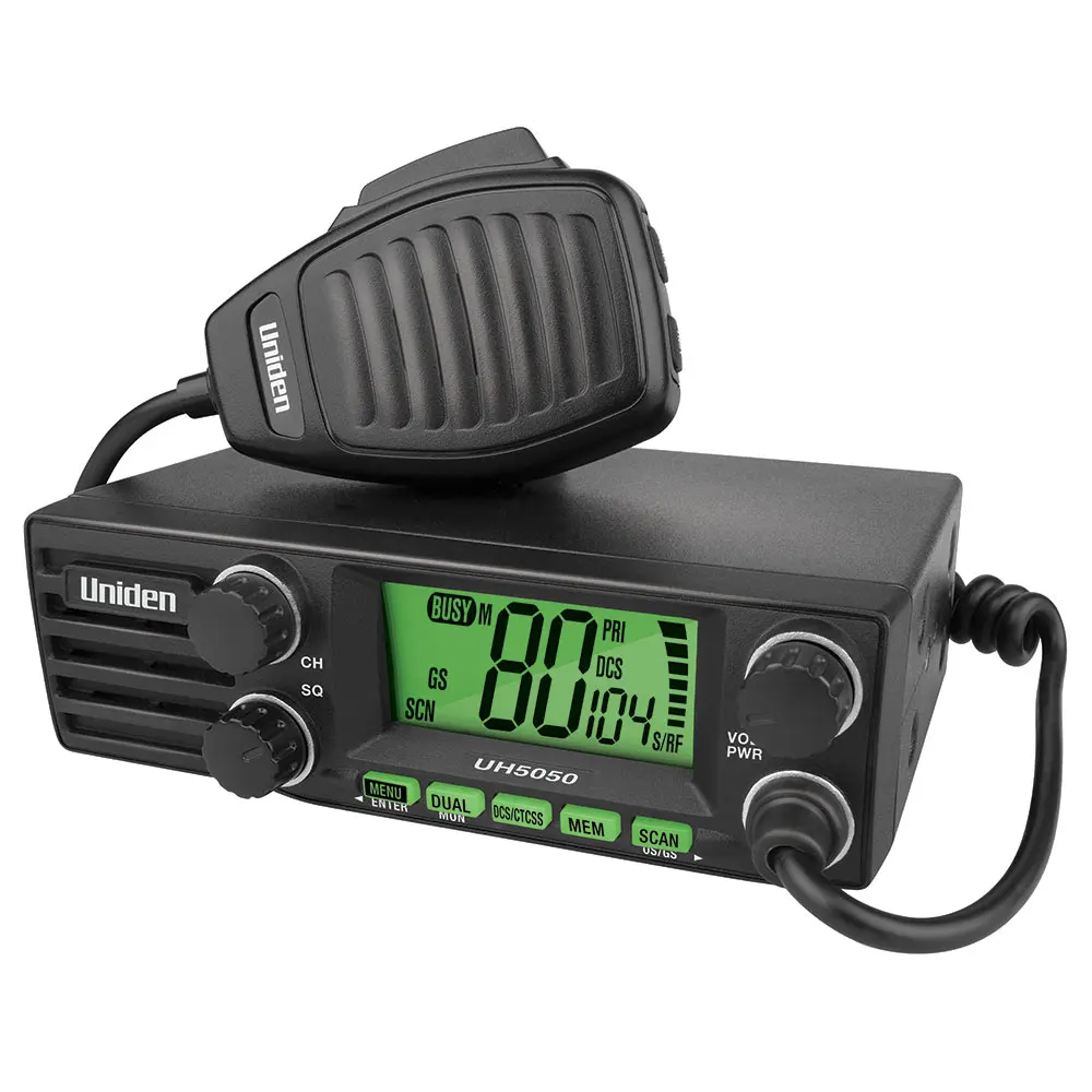 UNIDEN 5 Watt 12/24V UHF Handheld Din Radio UH5050