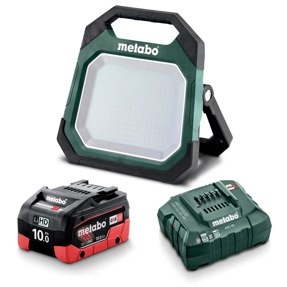 METABO 18V 1 x 10.0Ah 10000 Lumen Compact LED Light Kit AU60150600