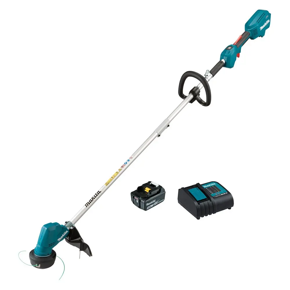 MAKITA 18V Brushless 300mm 1 x 5.0Ah Loop Handle Line Trimmer Kit DUR192LST
