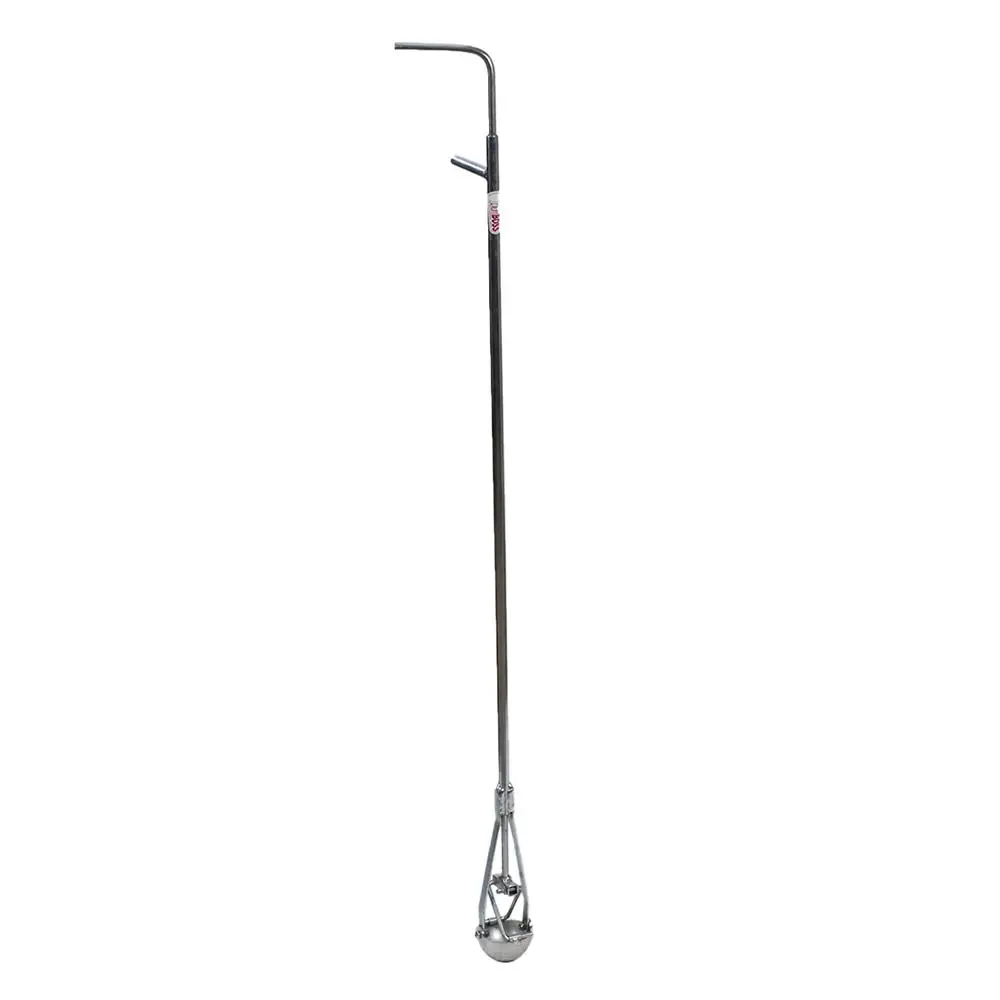 PLUMBOSS 5FT 4inch Gully Scoop Zinc Plated Pipe Cleaner GS504