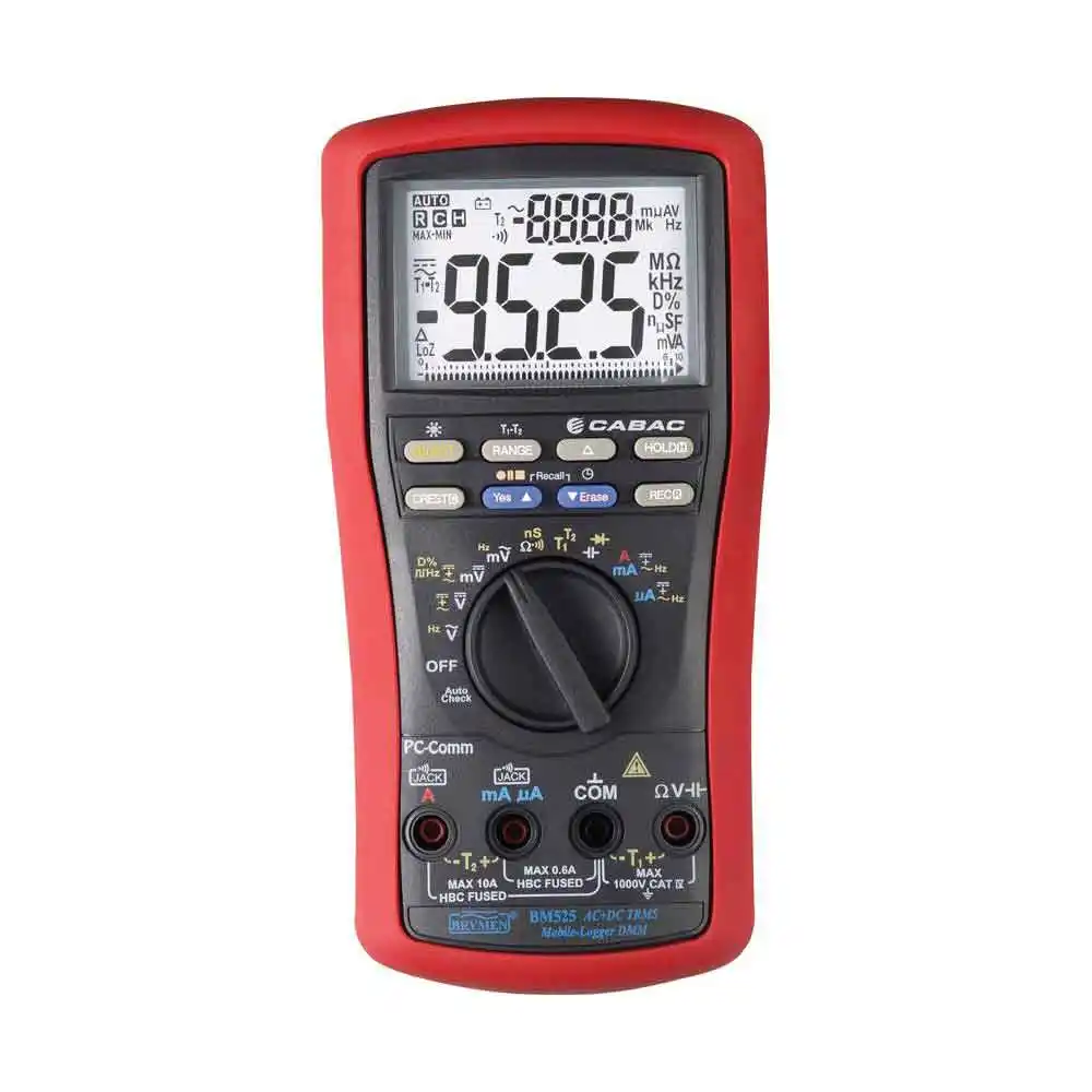 CABAC 1000V Professional Digital Data Logger & Multimeter BM525