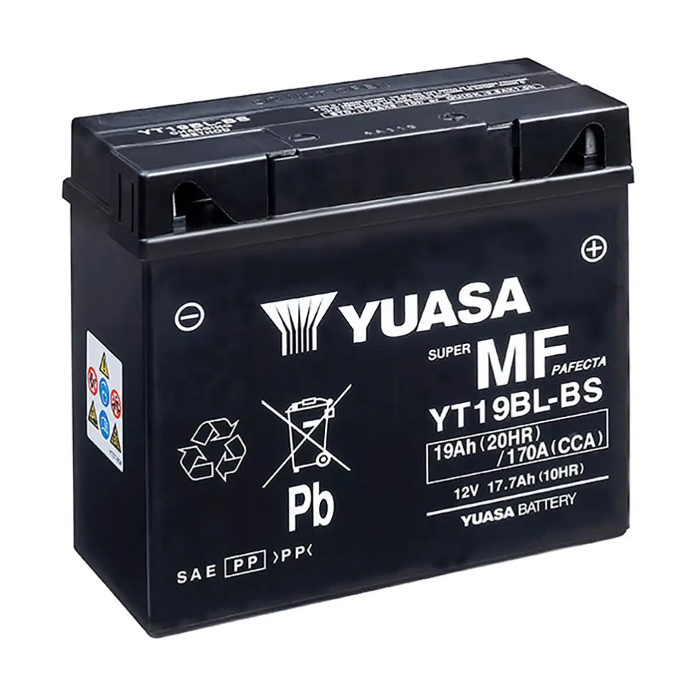 YUASA MOTORCYCLE YT19BL-BS Motorcycle Battery 156040