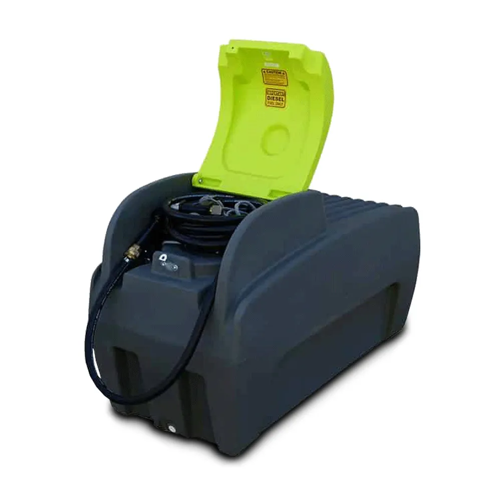 TRANS TANK INTERNATIONAL 400L DieselCaptain Portable Diesel Fuel Tank Pod (Slimline) I-07281