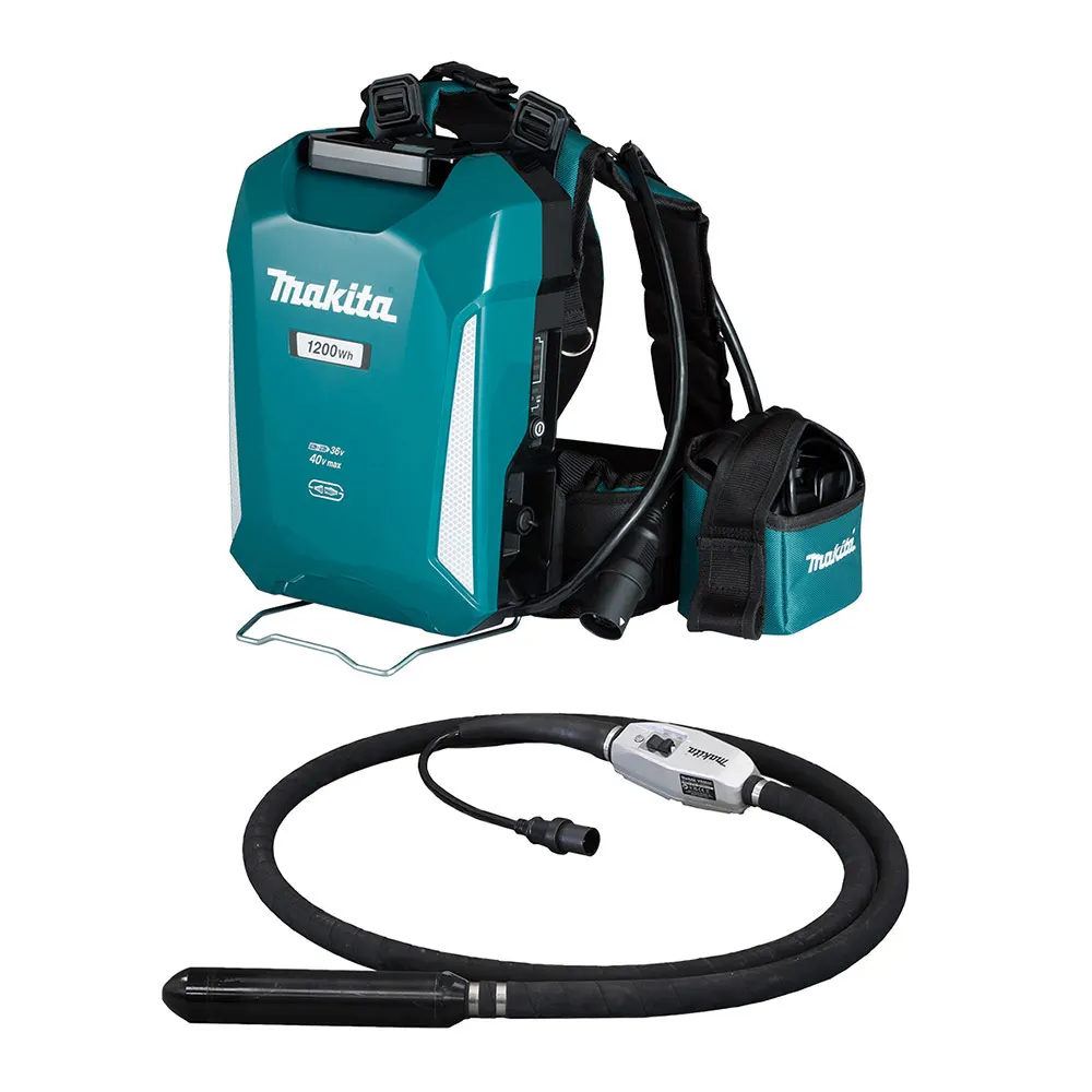 MAKITA 40V Max Direct Connect 52mm Diameter 3000mm Concrete Vibrator Kit VR004CX3