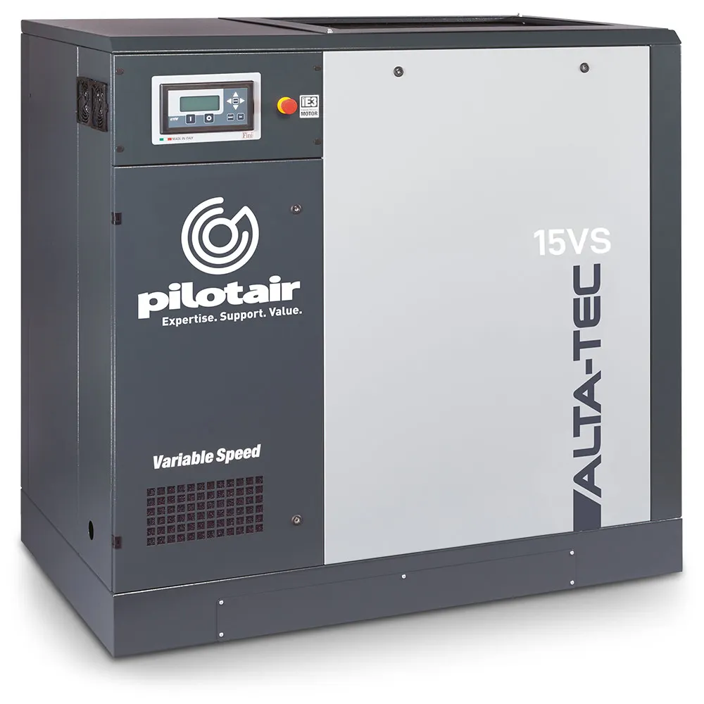 PILOT AIR 15KW Variable Speed Drive Rotary Screw Compressor AT15VS