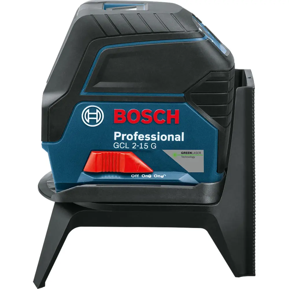 BOSCH Cross Line Laser Level with Plumb Green Beam GCL2-15G 0601066J00