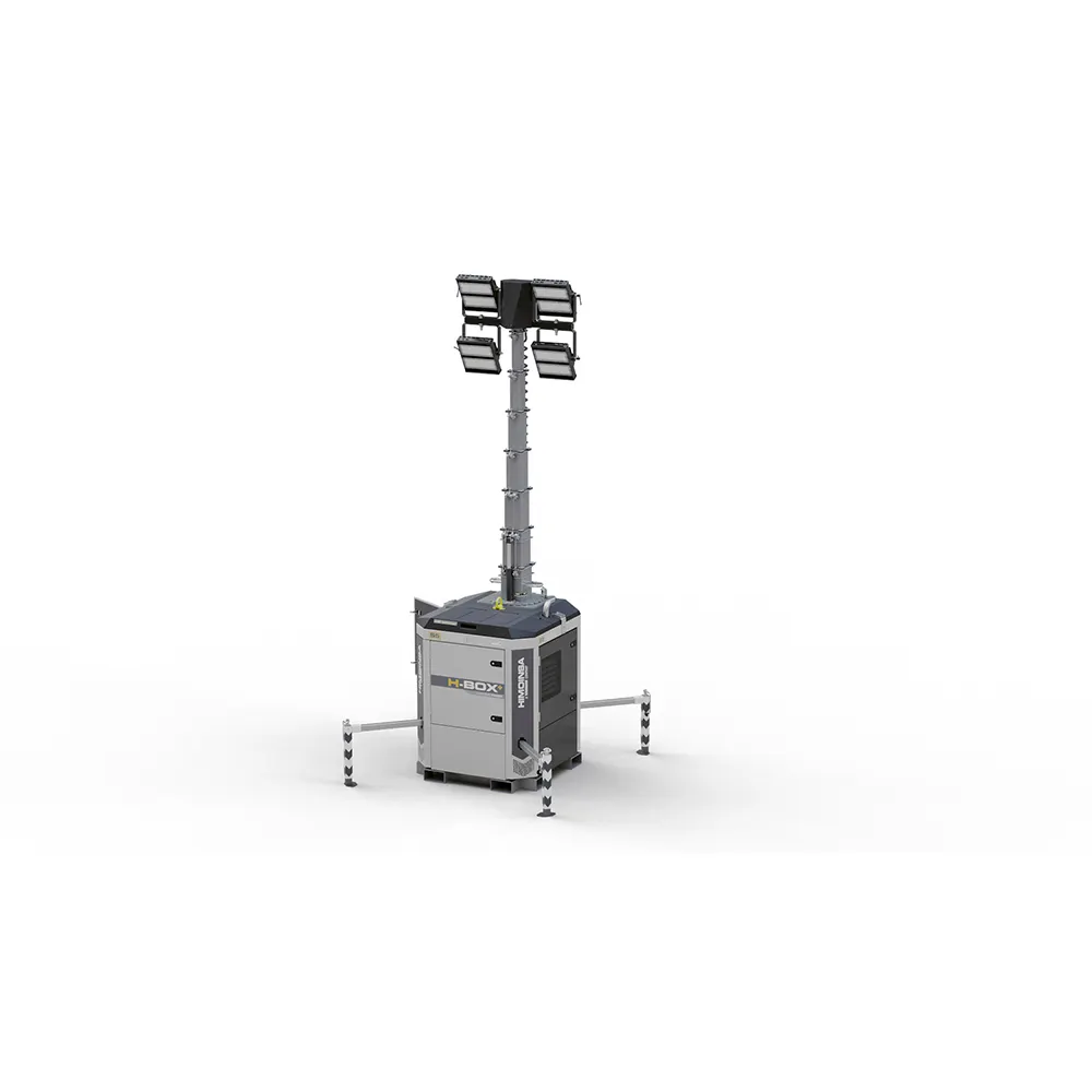 HIMOINSA 4 X 350W 8.5m High 220l Dark Sensor Led Lighting Tower H-BOX