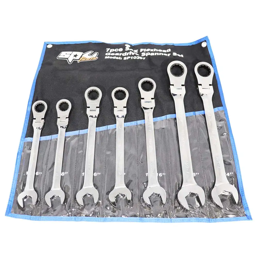 SP TOOLS Flexhead Geardrive ROE Spanner Set - 7 Piece SP10367