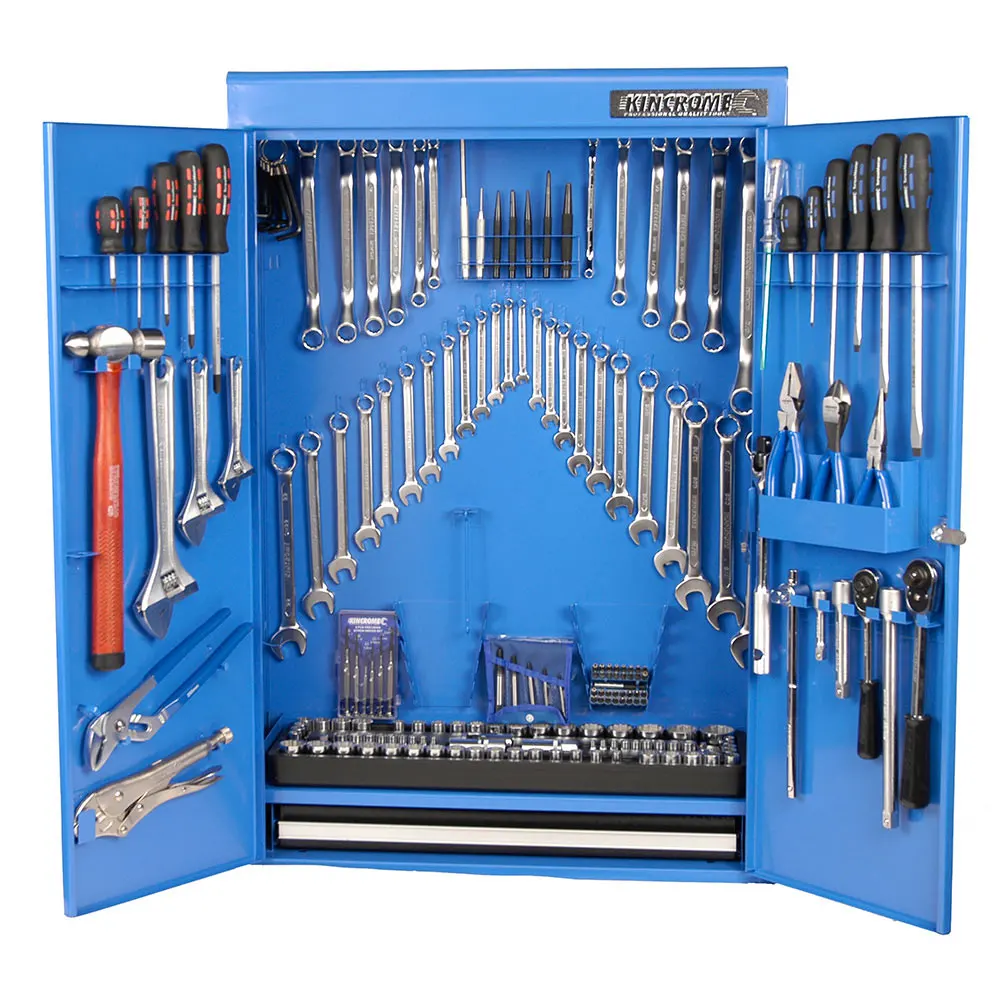 KINCROME 212 Piece Tool Kit Wall Cabinet 21081