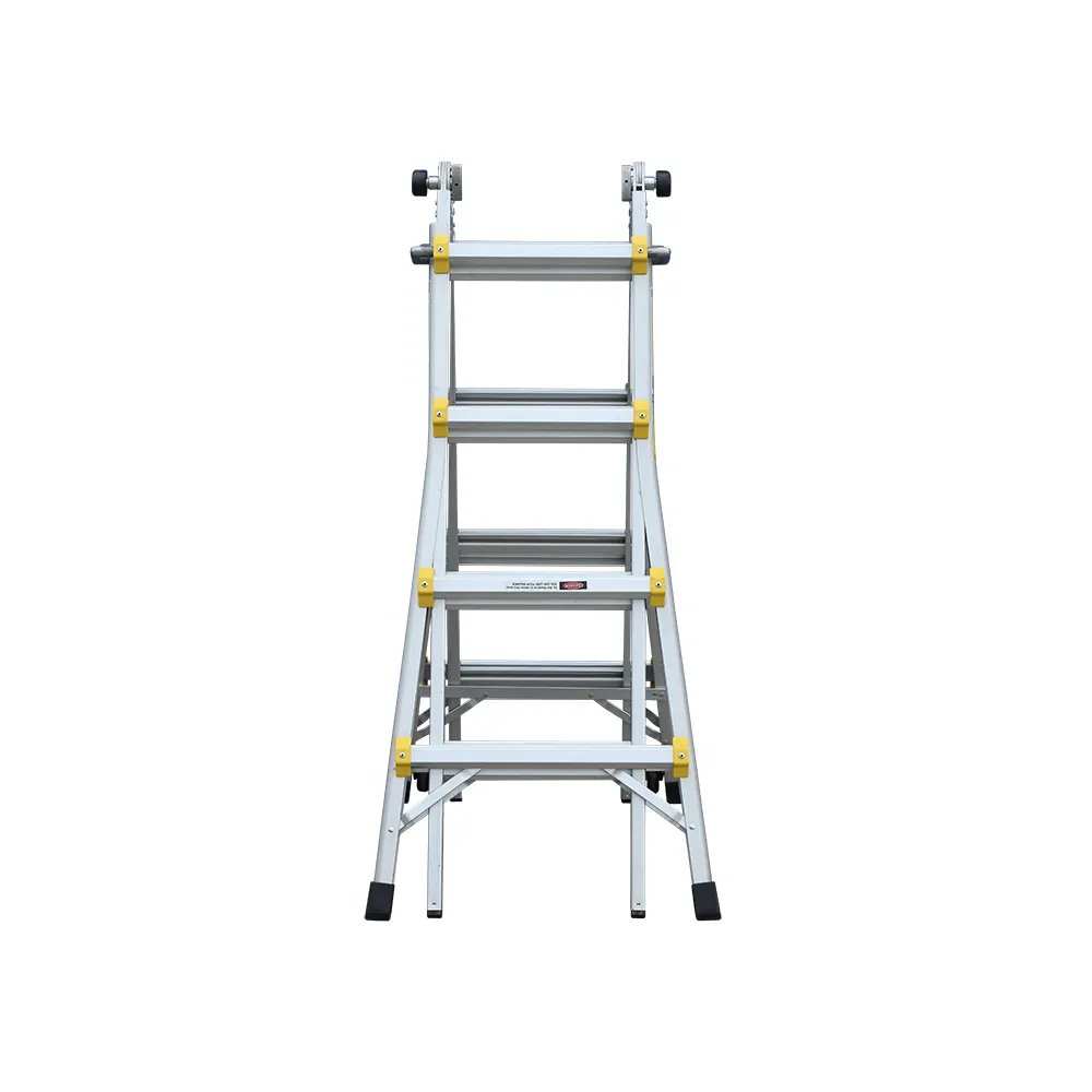 INDALEX 150kg Pro 2.6m - 4.2m Multi Purpose Aluminium Ladder PROMT15