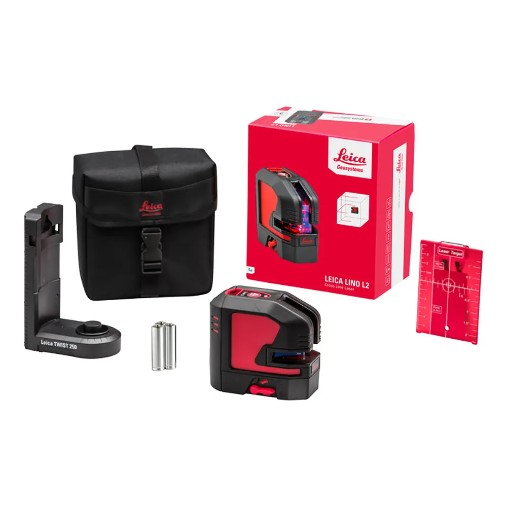LEICA Red Beam Cross Line Laser Starter Kit LG848435
