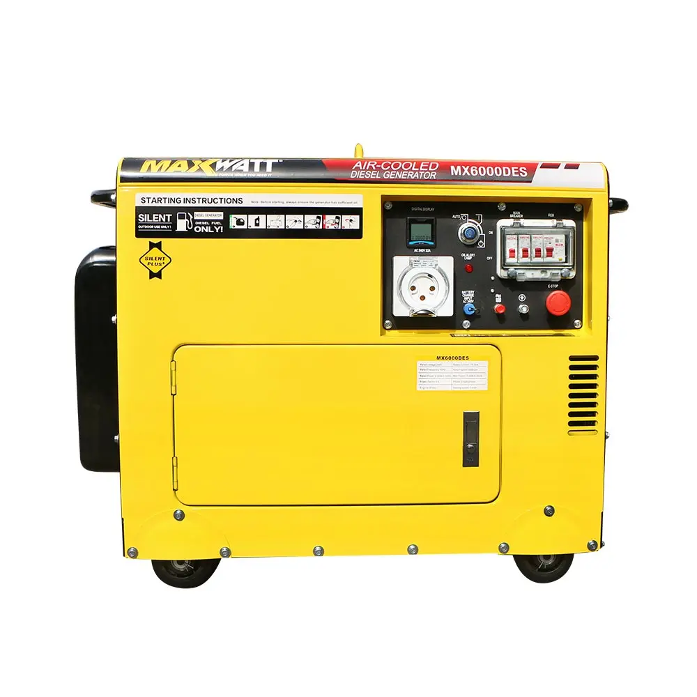MAXWATT 6KVA Diesel Silent Generator MX6000DES
