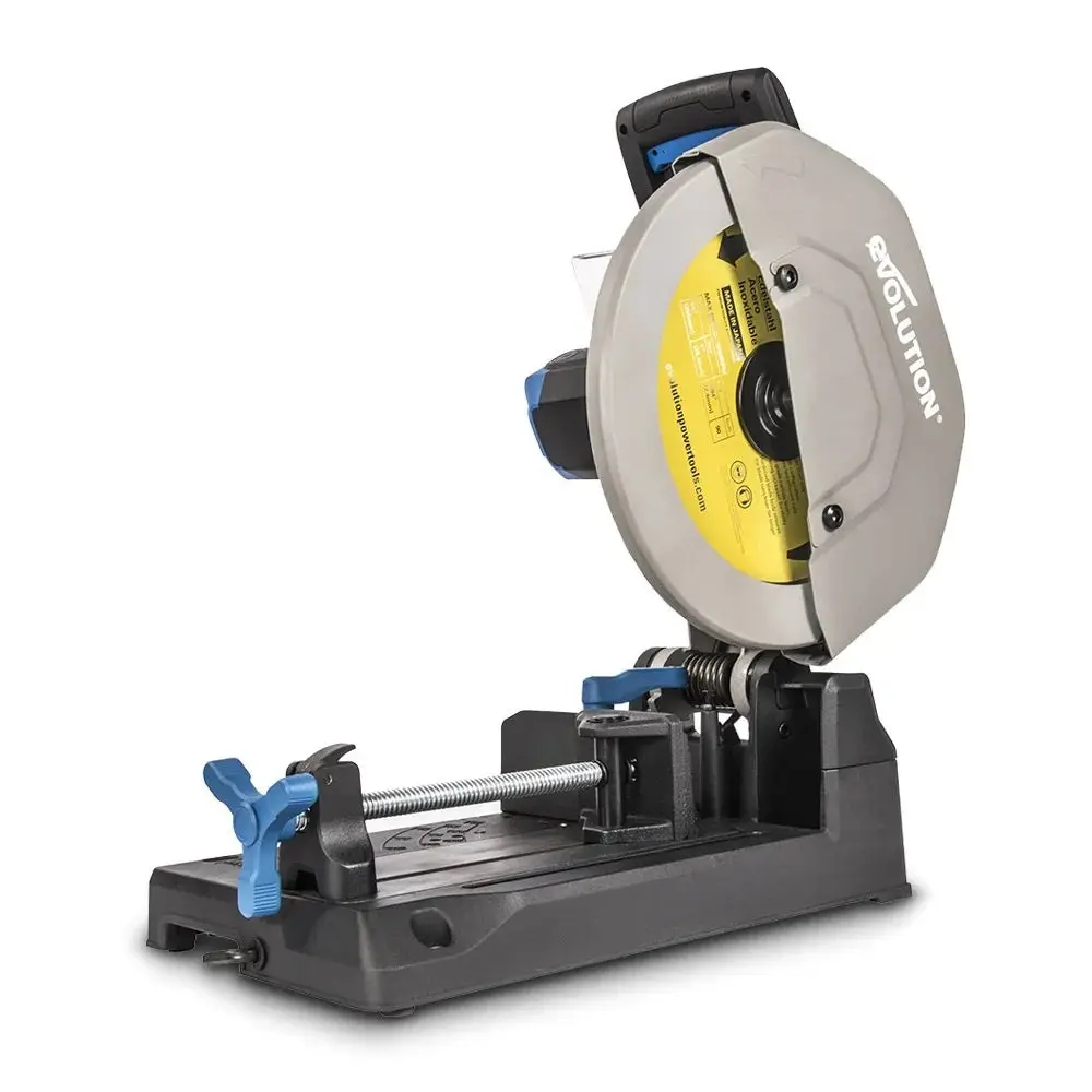 EVOLUTION 355mm 220W Cold Cut Saw + Stand Kit KIT24599