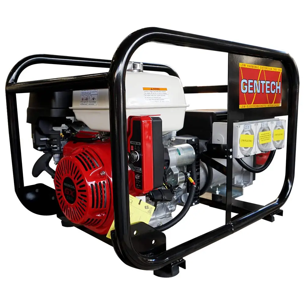 GENTECH 8kVA Honda Powered Generator RCD Outlets With Electric Start EP8000HSRE-RCD-V2