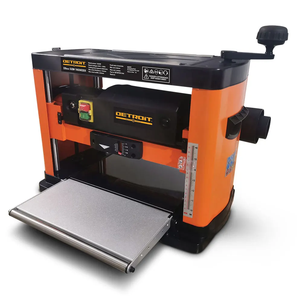DETROIT MASTERS 1500W 330mm Wide Thicknesser DETMTW1500