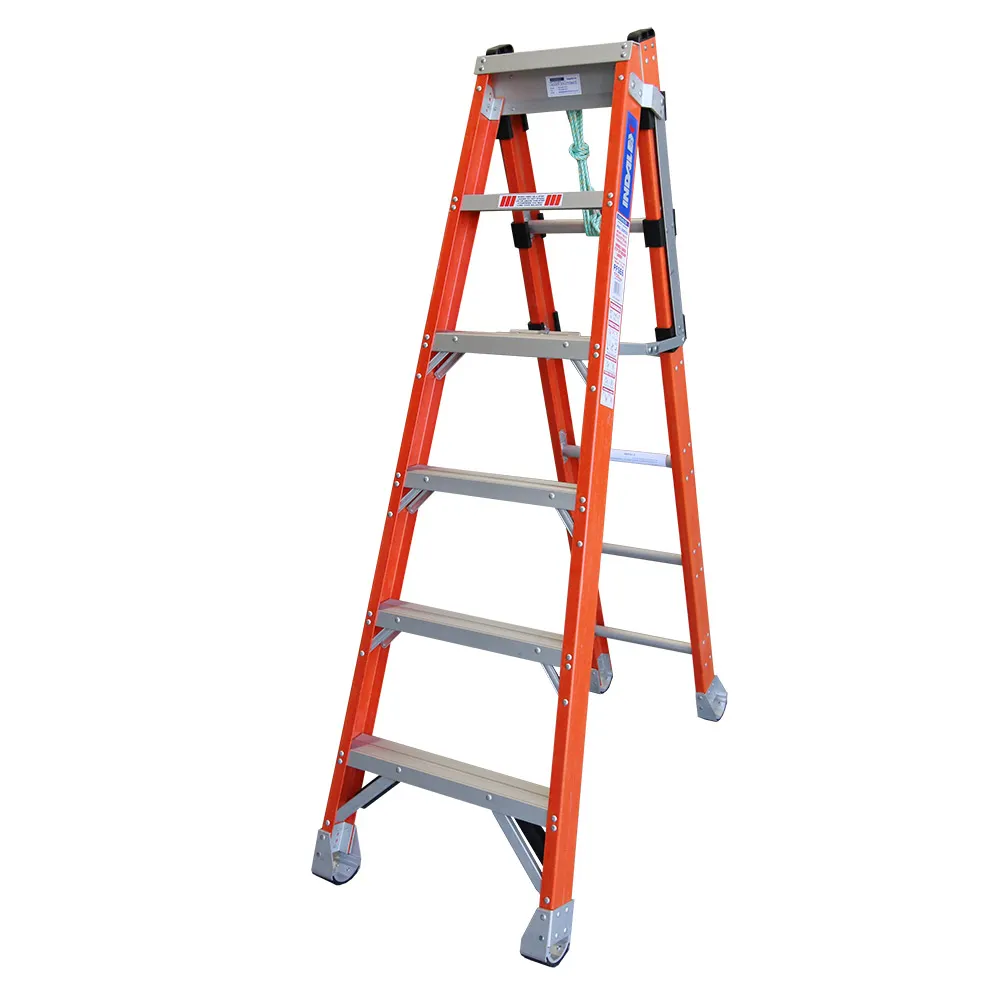 INDALEX 150kg Pro 1.8m - 3.0m Fibreglass Extension Ladder PFSE6