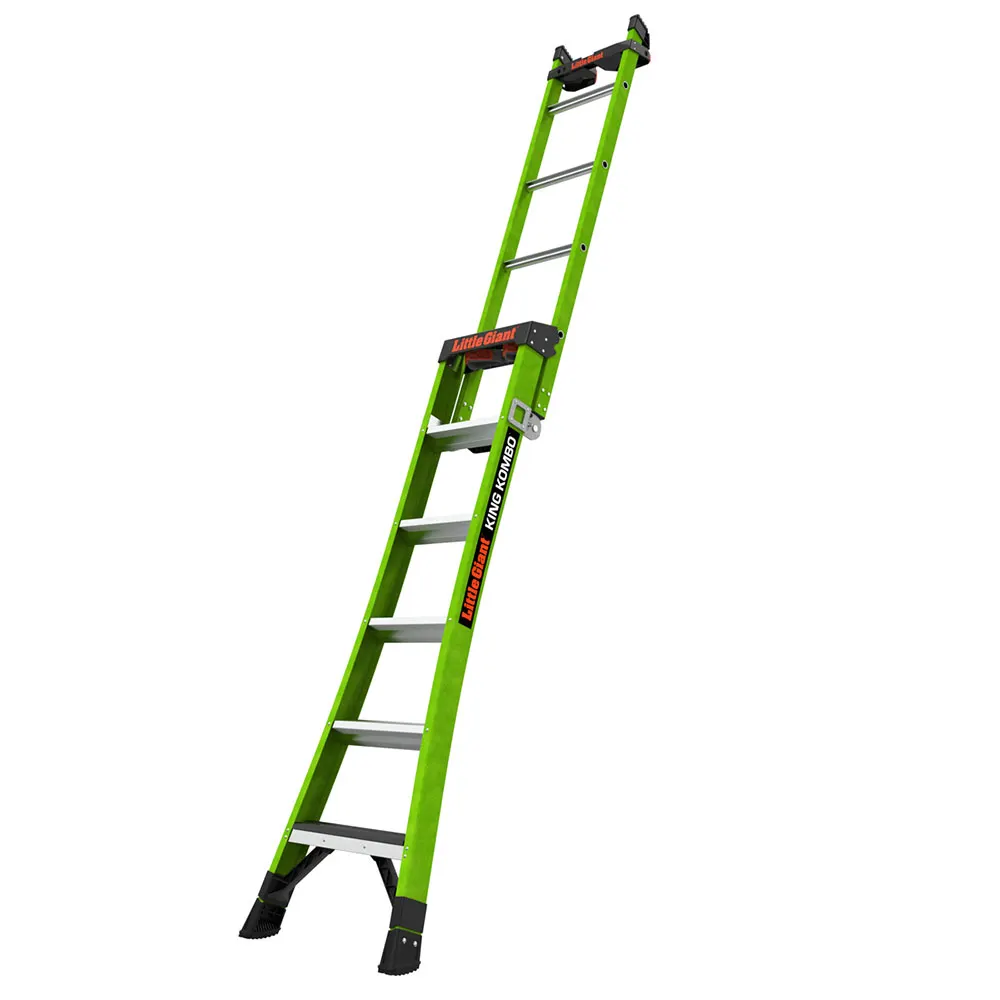 LITTLE GIANT King Kombo 2.0 Industrial F/Glass 3 in 1 Ladder 13906-447