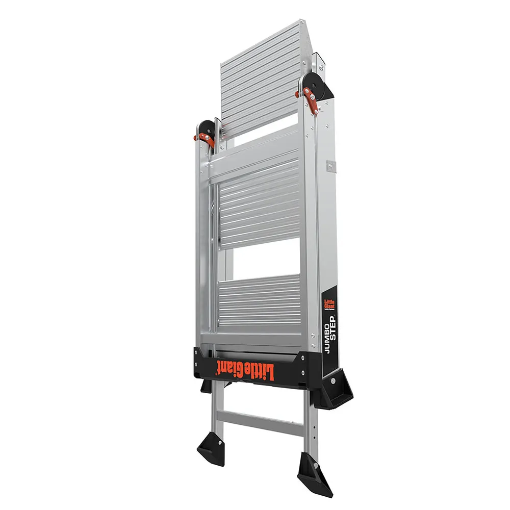 LITTLE GIANT JUMBO STEP 3 Step Aluminium Step Ladder w/ Handrail 11903-440
