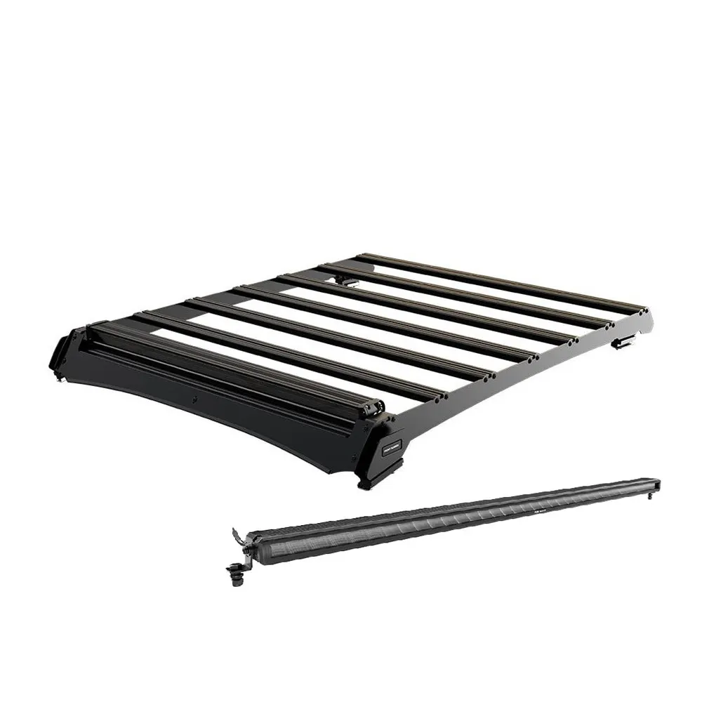 FRONT RUNNER Ford Ranger T6 / Wildtrak / Raptor (2012-2022) Slimsport Roof Rack with 40" Lightbar Kit KSFR003TB