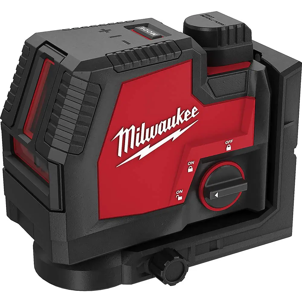 MILWAUKEE REDLITHIUM USB Rechargeable Cross Line Laser Kit - Green L4CLL-301C
