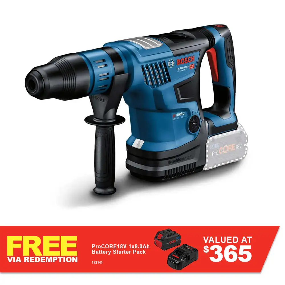 BOSCH 18V BITURBO Brushless SDS Max Rotary Hammer Skin GBH 18V-36 C 0611915041