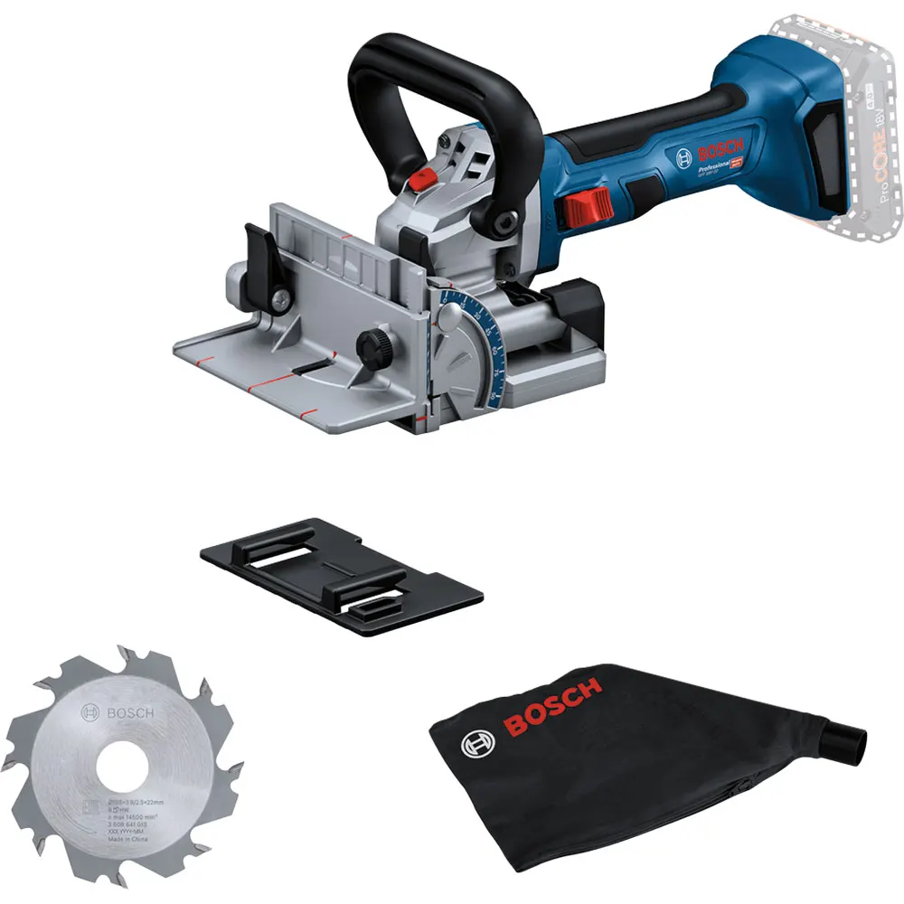 BOSCH 18V 100mm Biscuit Joiner Skin 22MMDOC GFF18V-22 0601620100