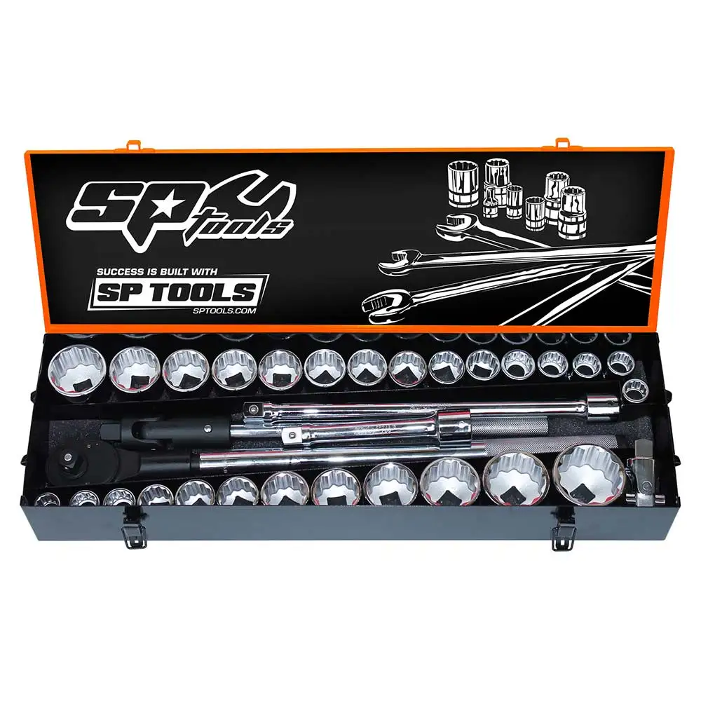 SP TOOLS 3/4" Drive Metric/Sae Socket Set - 32 Piece SP20400