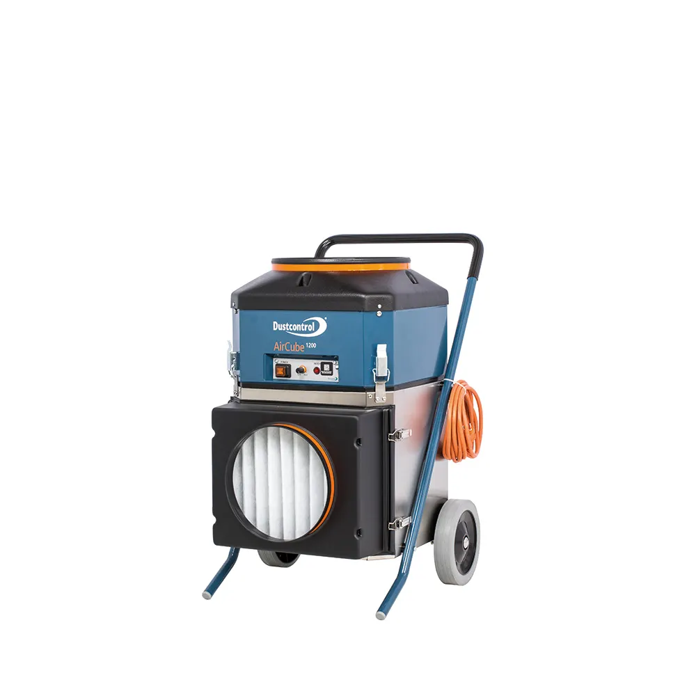 DUSTCONTROL AirCube 210W 23kg H-Class Air Cleaner 1200 with Accessories VAC-AC111000