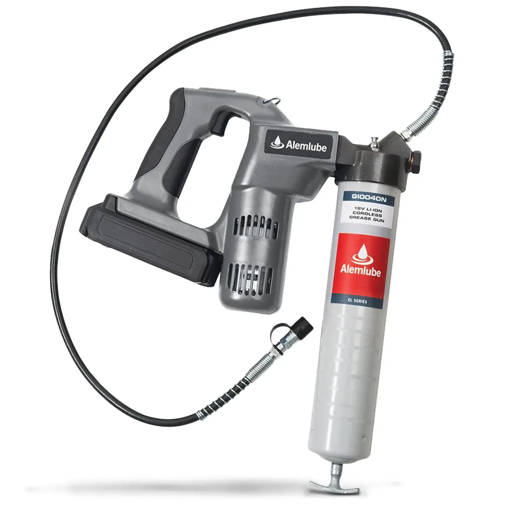 ALEMLUBE 18V Cordless EL Series Lithium-Ion Grease Gun G10040N