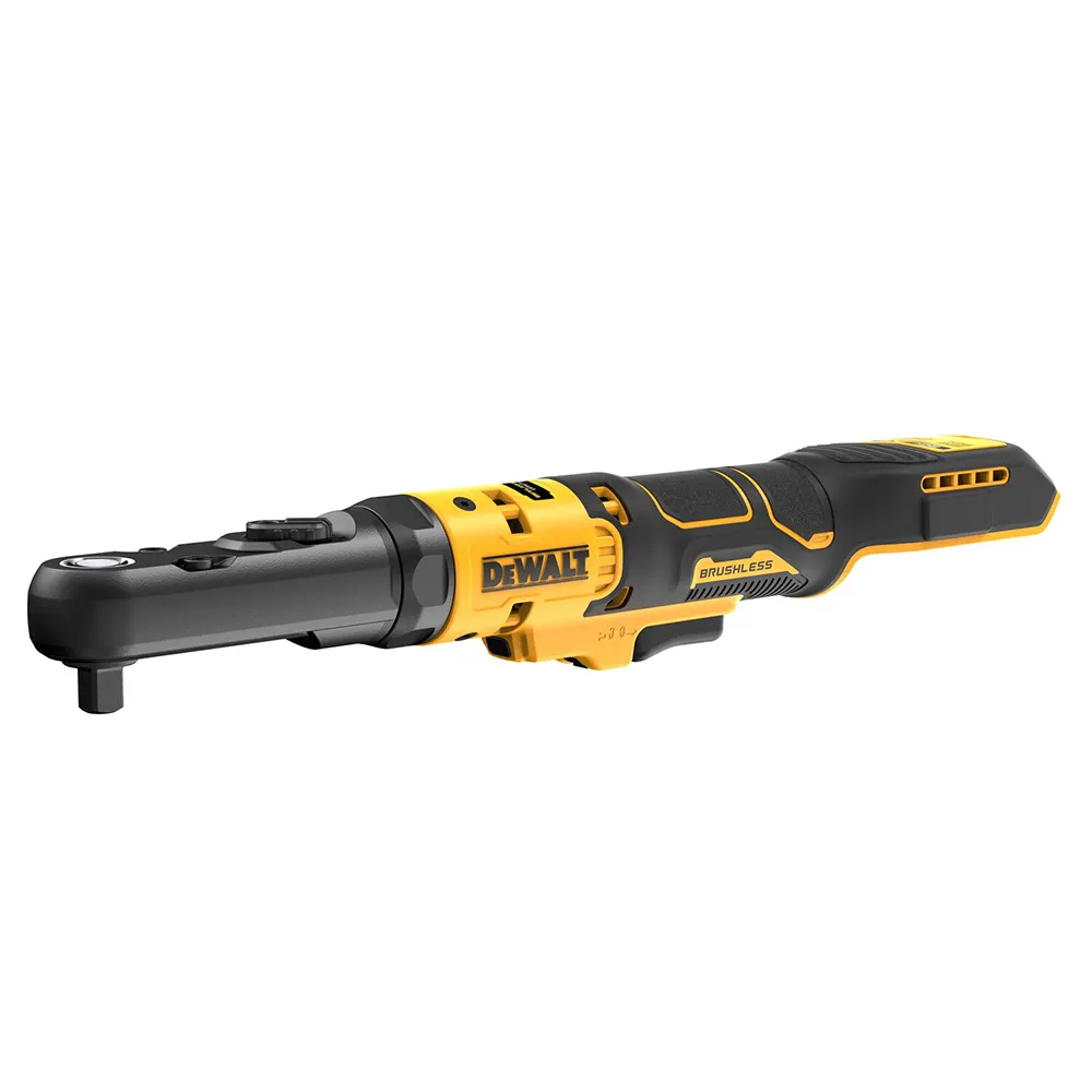 DEWALT 18V XR Brushless 3/8inch & 1/2inch Sealed Head Ratchet Wrench Skin DCF510N-XJ