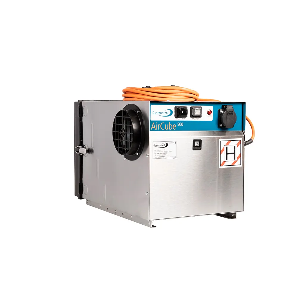 DUSTCONTROL AirCube 210W 13kg H-Class Air Cleaner 500 with Accessories VAC-AC112500