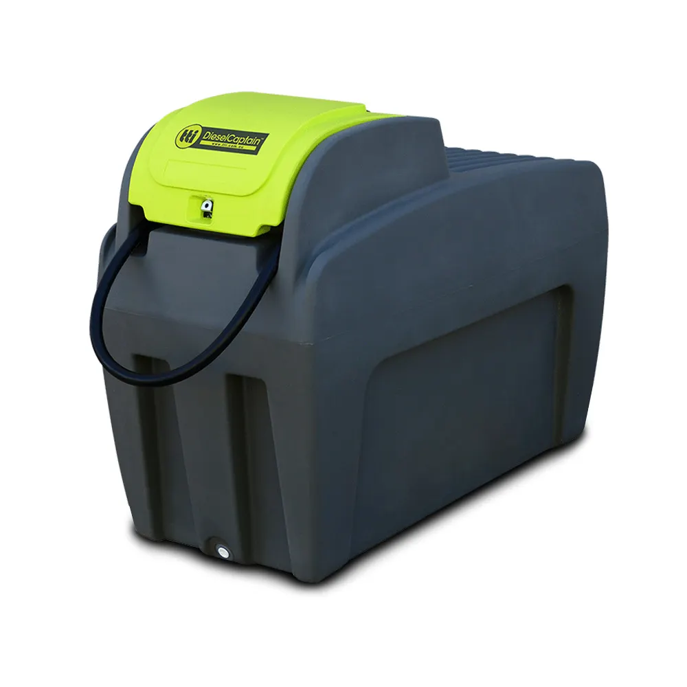 TRANS TANK INTERNATIONAL 400L DieselCaptain Portable Diesel Fuel Tank Pod (Slimline) I-07280