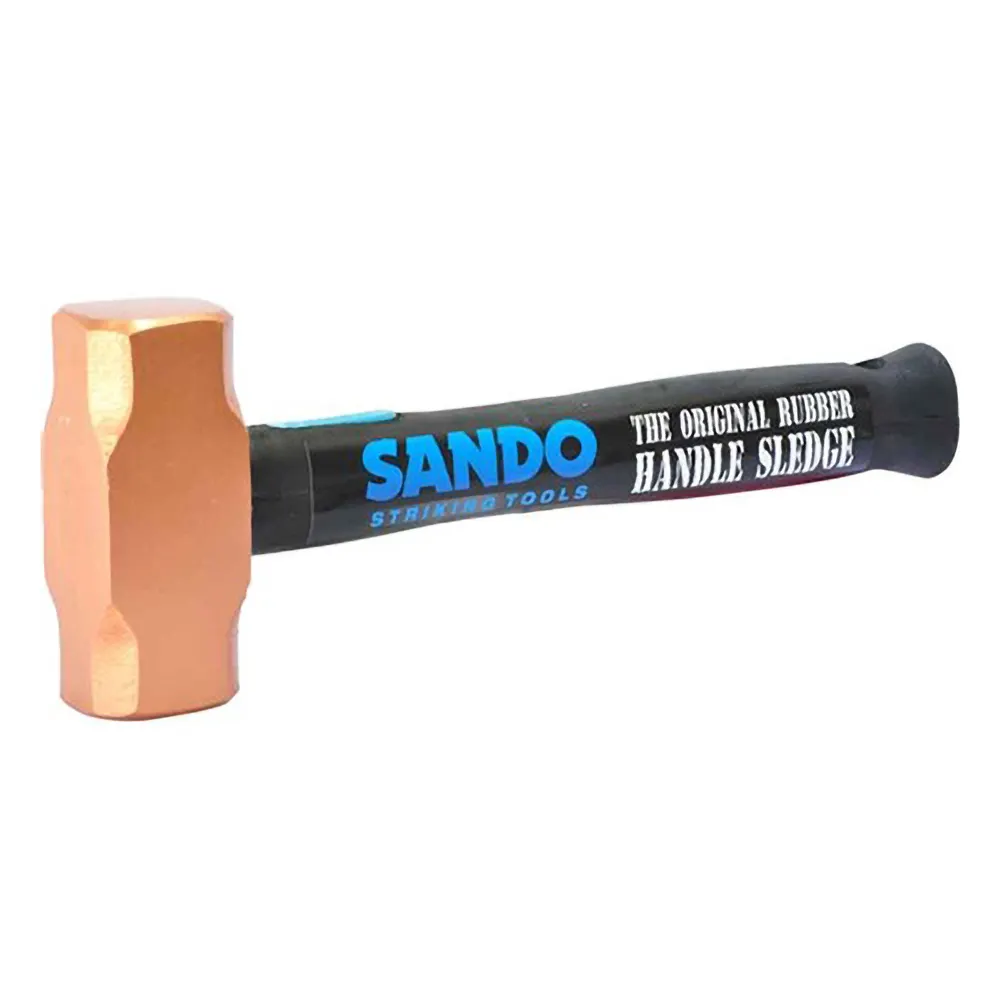 SANDO Copper Face Sledge Hammer 3lb with Unbreakable Handle SDSLDG/3-12C
