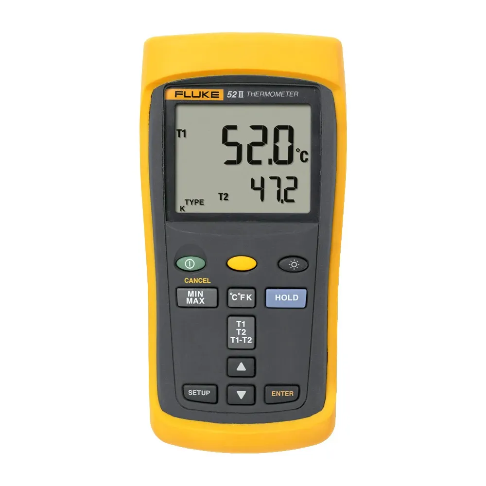 FLUKE Dual Probe Digital Thermometer FLU52-2