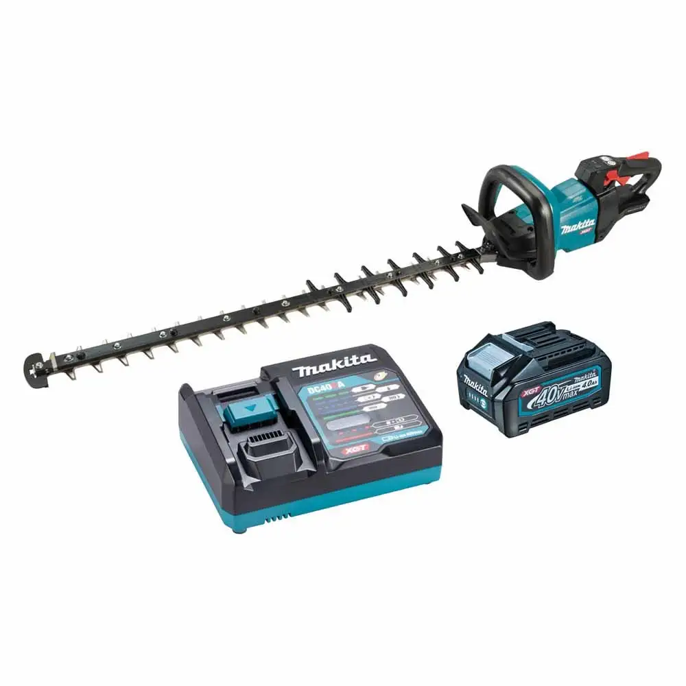 MAKITA 40V MAX XGT Brushless 1 x 4.0Ah 750mm Trimmer Hedge Kit UH007GM101