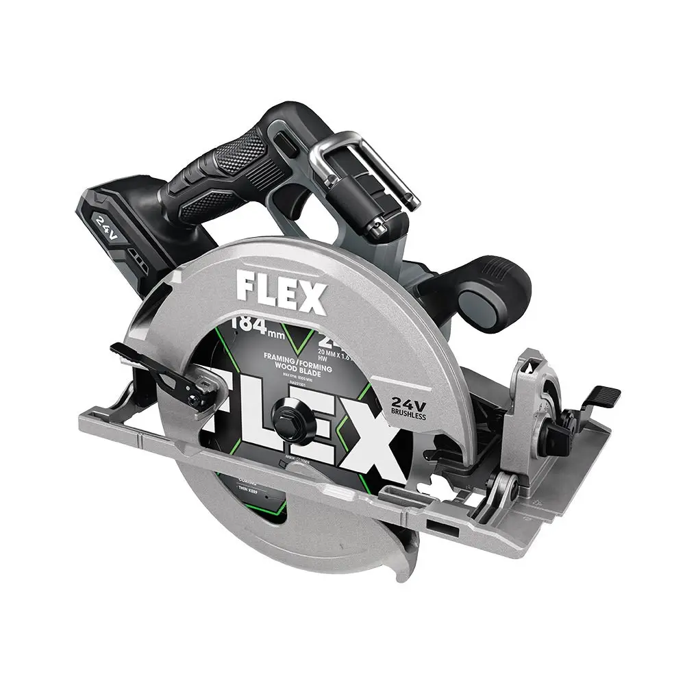 FLEX 24V Brushless 184mm Rear Handle Circular Saw Skin FXA2141R-Z